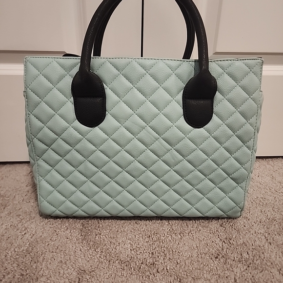 Betsey johnson Dip Satchel Mint With Removable Pouch - Picture 6 of 8